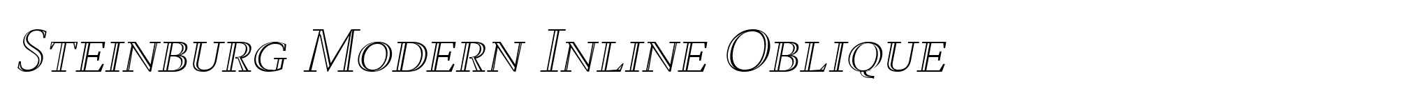 Steinburg Modern Inline Oblique image